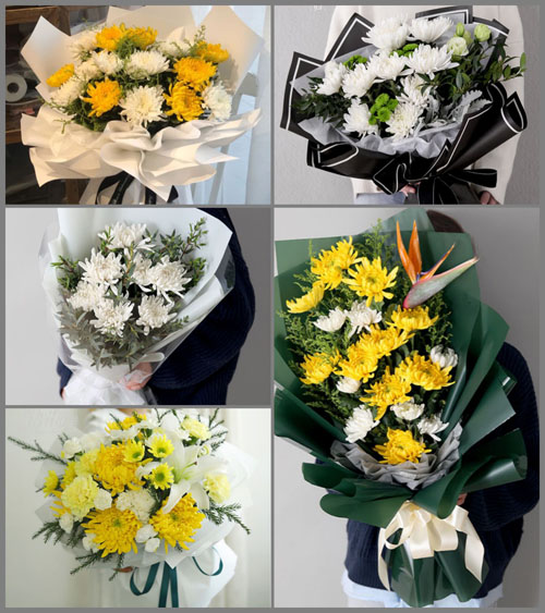 四川甘孜甘孜县大德乡白事花束代送